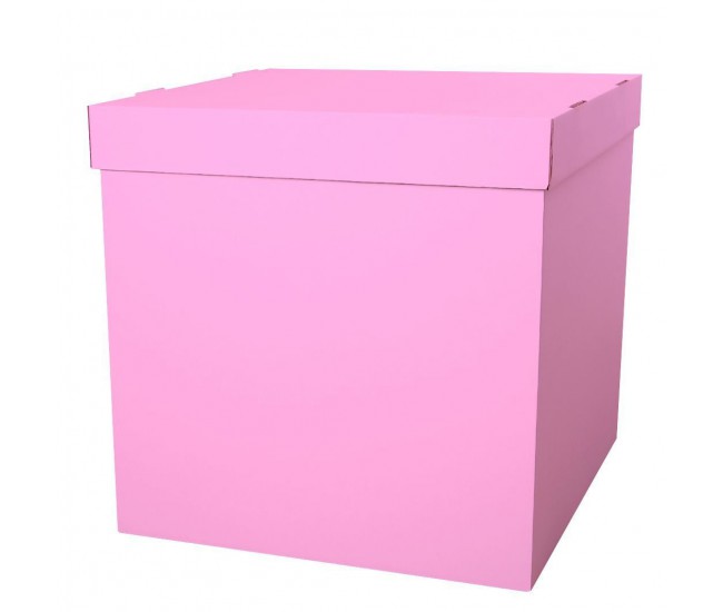 коробка для шаров розовая минск