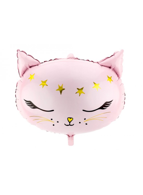 кот розовый 48 х 36 см PartyDeco